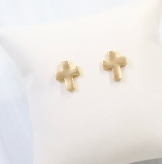 Warren Cross Stud Earring