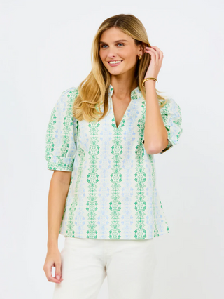 Colette Top - Heirloom Vine Green