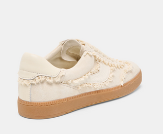 Dolce Vita Notice Lace Sneakers - Ivory Suede