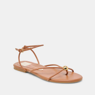 Dolce Vita Kenley Leather Sandals - Saddle