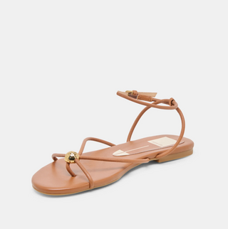 Dolce Vita Kenley Leather Sandals - Saddle
