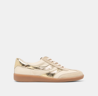 Dolce Vita Merit Sneaker - Gold Multi Linen