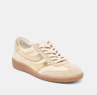 Dolce Vita Merit Sneaker - Gold Multi Linen