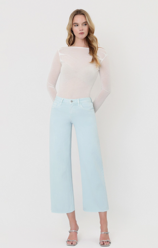 Vervet High Rise Crop Wide Leg