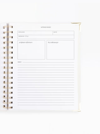 Journal Sermon Notes - Floral Lane
