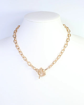 Dina Horsebit Toggle Link Necklace