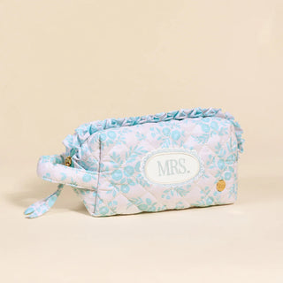 Mrs. Essentials Quilted Cosmetic Pouch