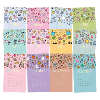 Mini Desk Calendar with Acrylic Stand