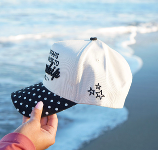 Stars Were Made to Worship - Black Polka Dot Trucker Hat