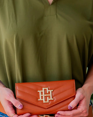 Carlington Clutch/Crossbody - Saddle VQ