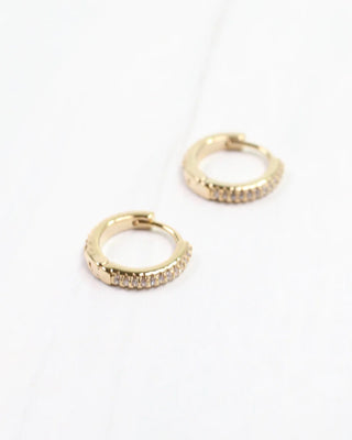 Crosby Crystal Huggie Earring