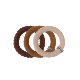 Teleties Nylon Hair Ties Small - Espresso Yourself