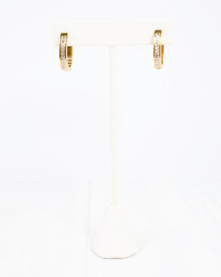 Englewood CZ Hoop Earring