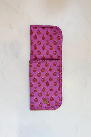 Hot Tools Cover - Pink Floral Block