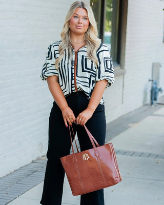 Heath Tote Bag - Saddle