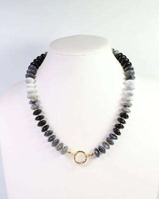 Fort Kent Stone Beaded Toggle Necklace