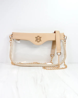 Madi Clear Crossbody - Nude