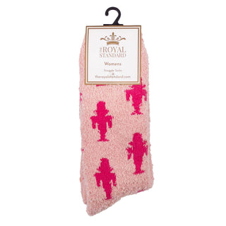 Women's Nutcracker Snuggle Socks - Pink