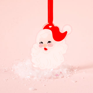Holiday Tree Ornament Santa Shape