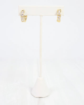 Sykes Crystal Small Hoop Earring