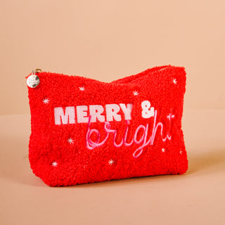 Teddy Pouch Merry & Bright