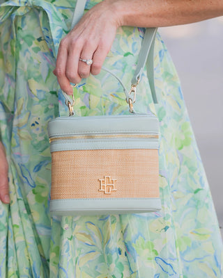 Audrey Handbag - Natural Mint
