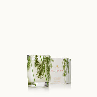 Frasier Fir Votive Candle - Pine Needle Design