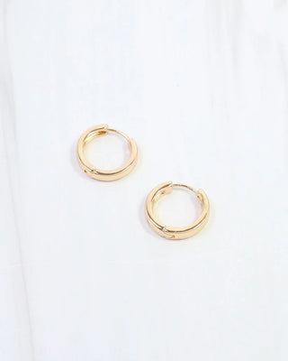 Jude Smooth Huggie Earring - Gold