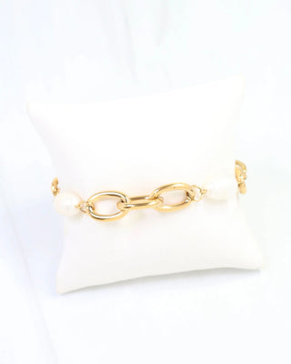 Colleen Pearl Link Bracelet