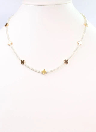 Bonetta Pearl Necklace - Cream